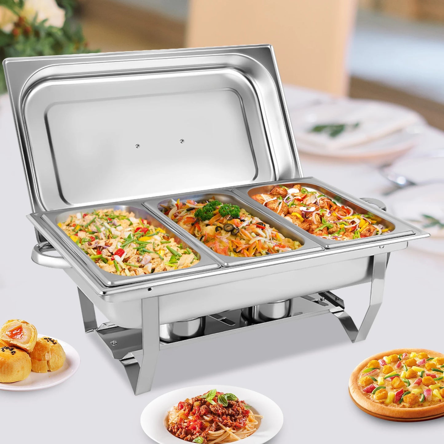 Stainless Steel Tableware Set Folding