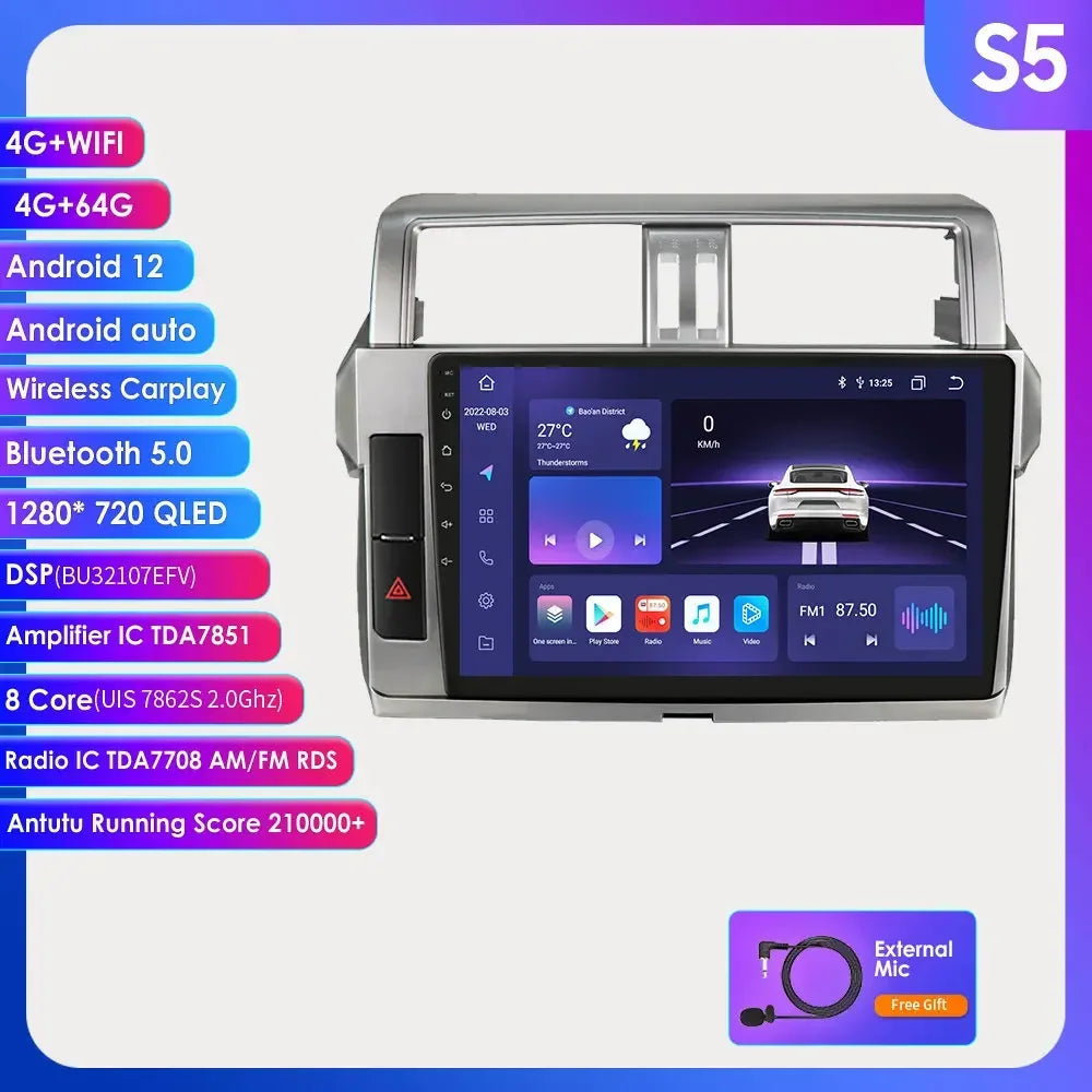 Android 12 Auto Car radio GPS Stereo