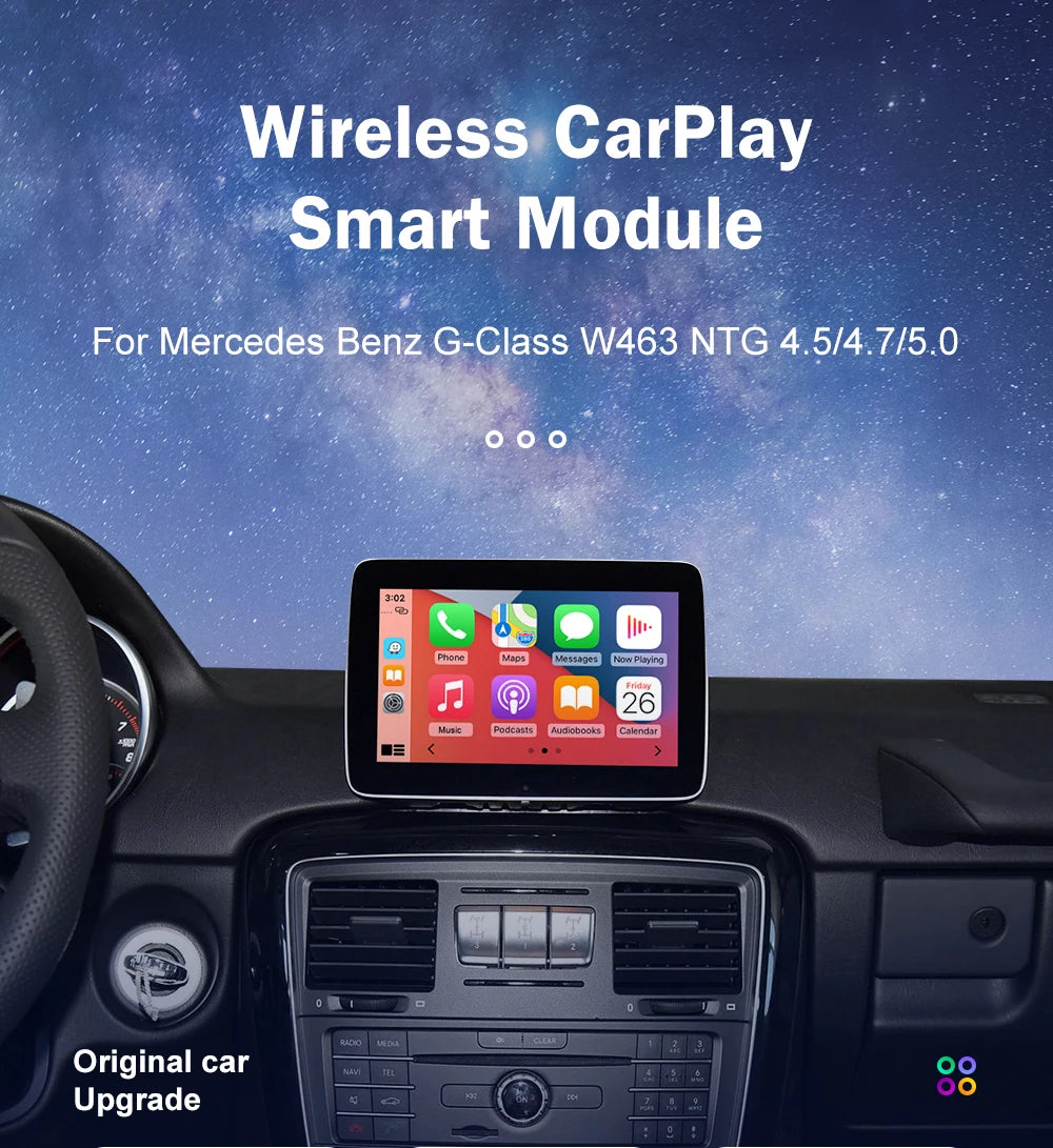 Wireless CarPlay with Android Auto Mirror Link Camera