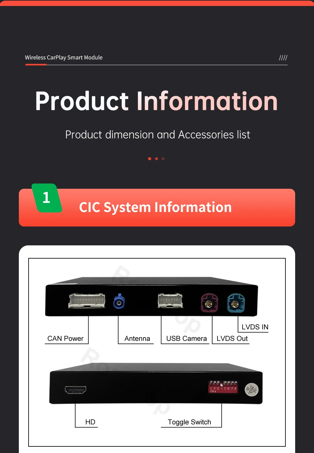 Wireless CarPlay Android Auto