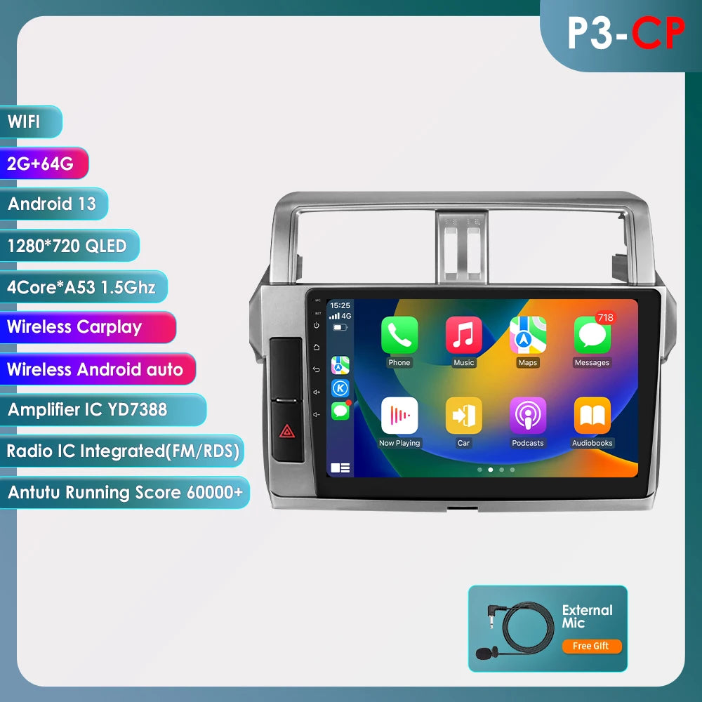 Android 12 Auto Car radio GPS Stereo