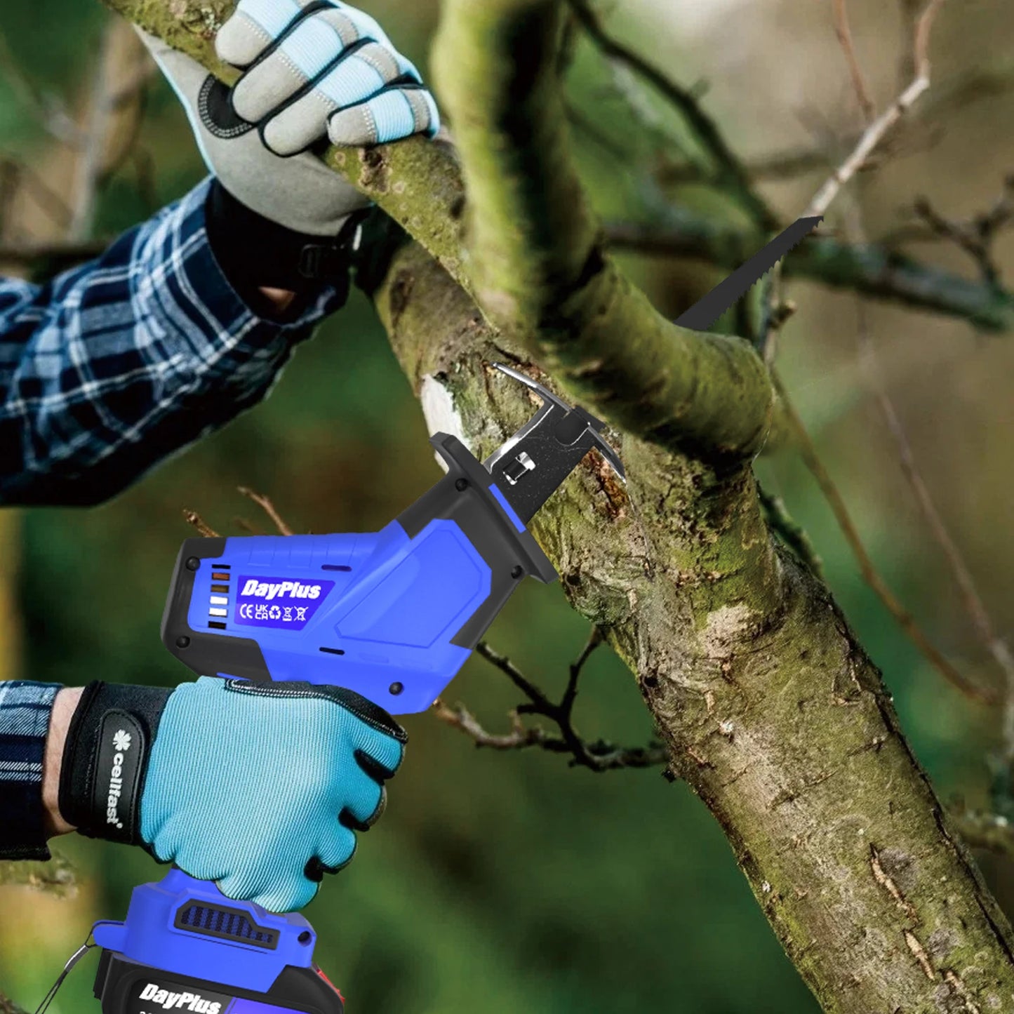 Cordless Reciprocating Saw,21V Brushless Electric Saws