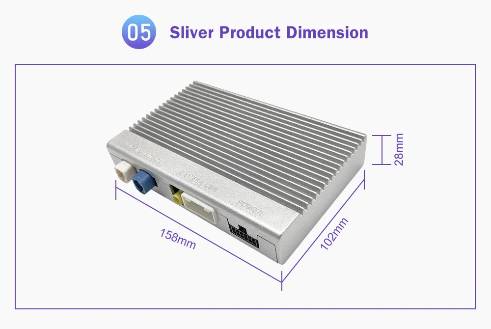 Wireless CarPlay with Android Auto Mirror Link Camera