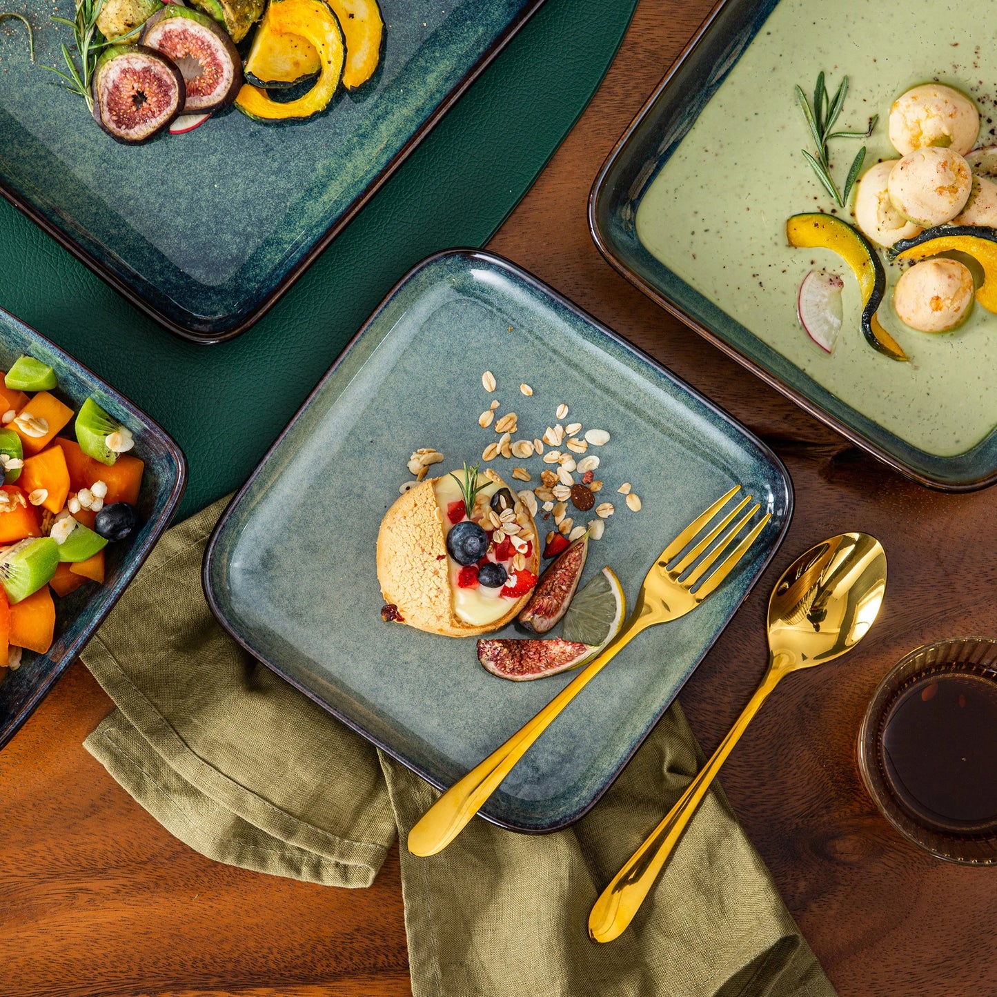 Tableware 16 Piece Kitchen Dinnerware Ceramic