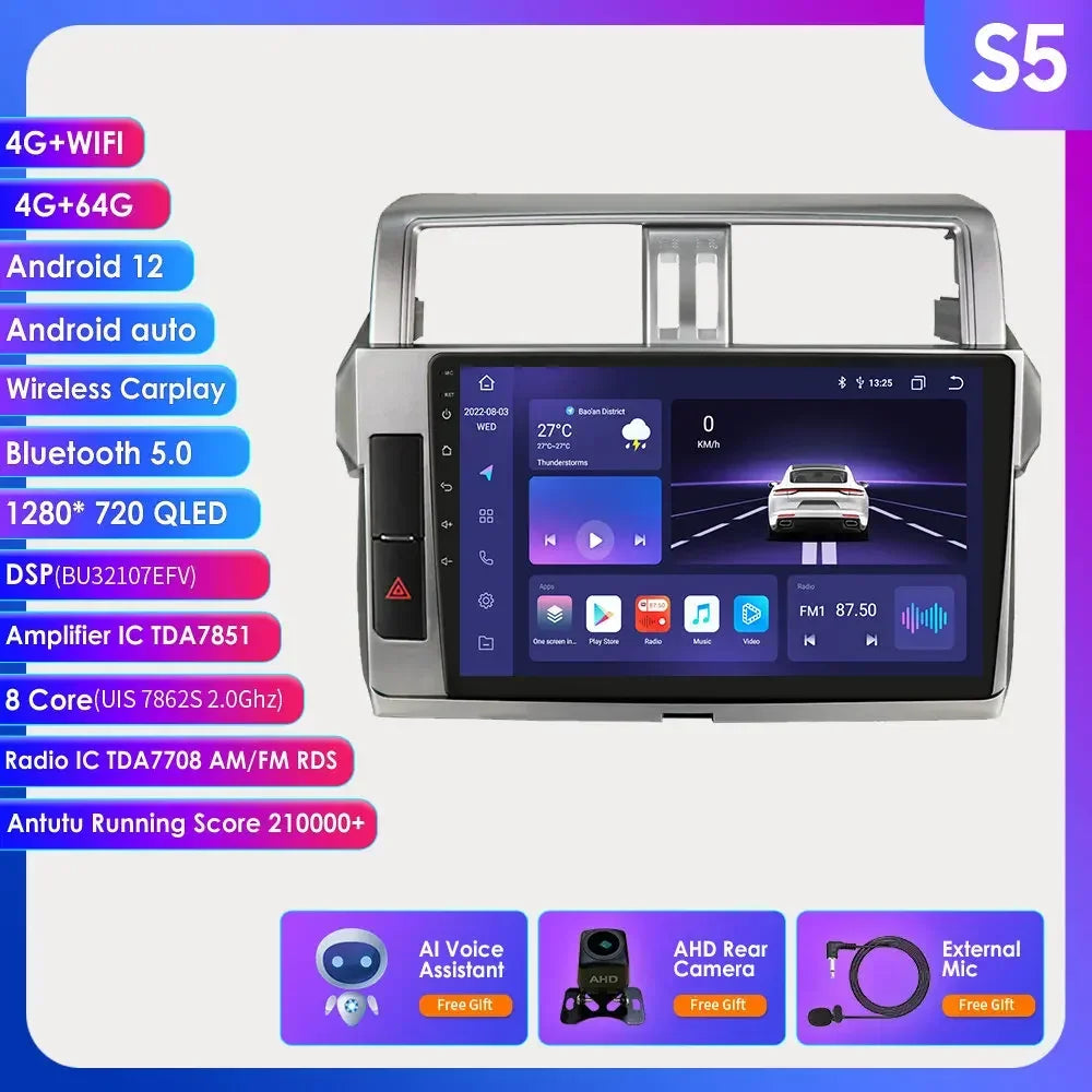 Android 12 Auto Car radio GPS Stereo