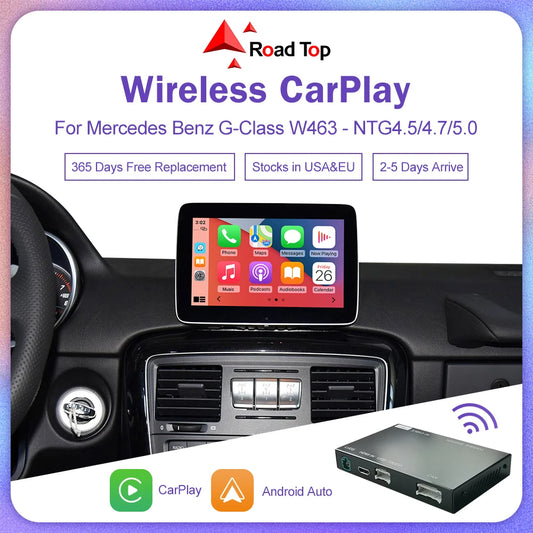 Wireless CarPlay with Android Auto Mirror Link Camera