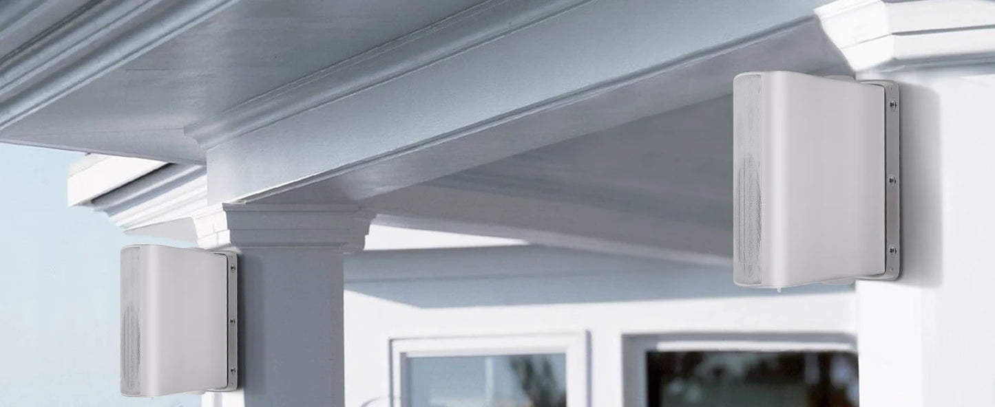 Herdio 6.5" 400W 2PCS Indoor Outdoor Bluetooth Speakers