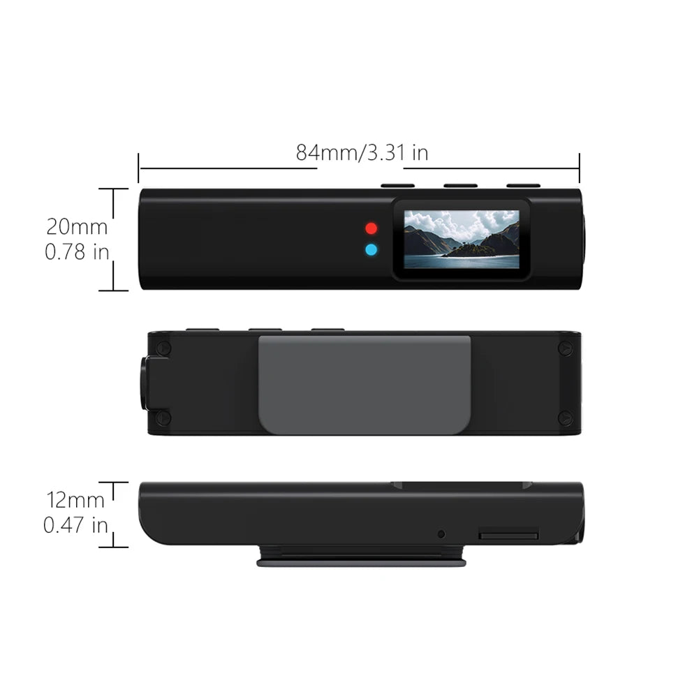 2.7K HD Glasses Camera WiFi Mini Digital Camera 0.96inch