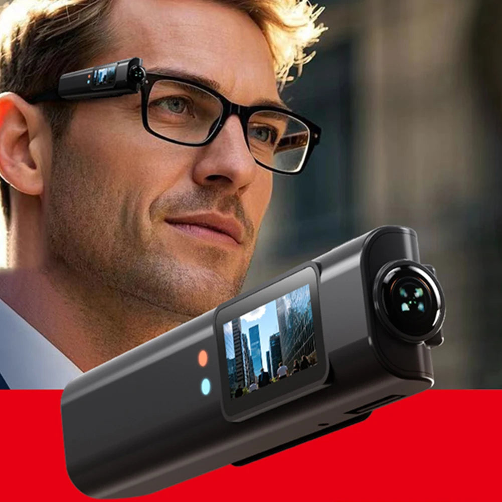 2.7K HD Glasses Camera WiFi Mini Digital Camera 0.96inch