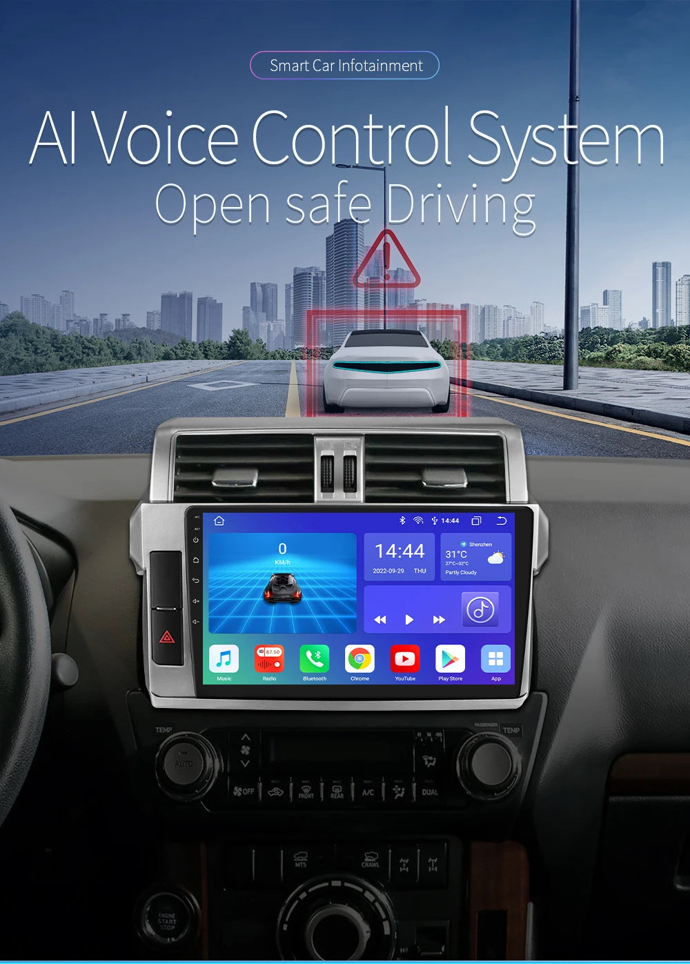 Android 12 Auto Car radio GPS Stereo