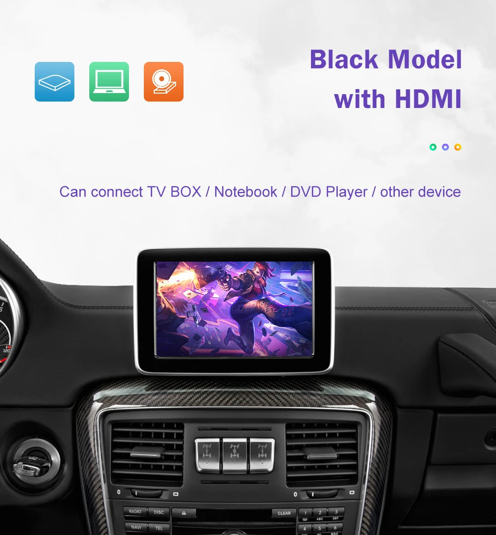 Wireless CarPlay with Android Auto Mirror Link Camera