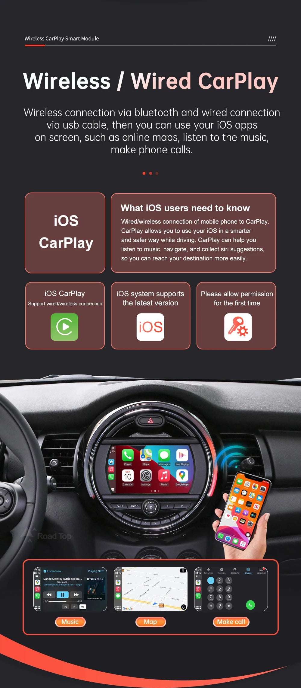 Wireless CarPlay Android Auto