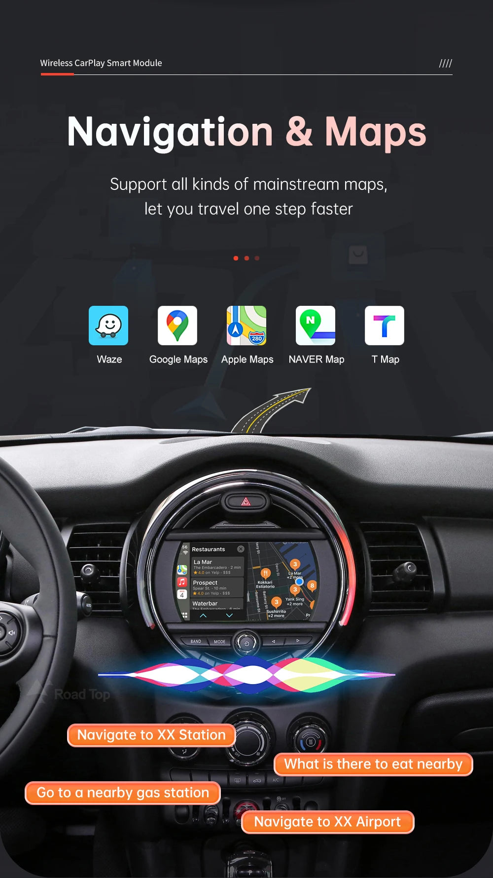 Wireless CarPlay Android Auto