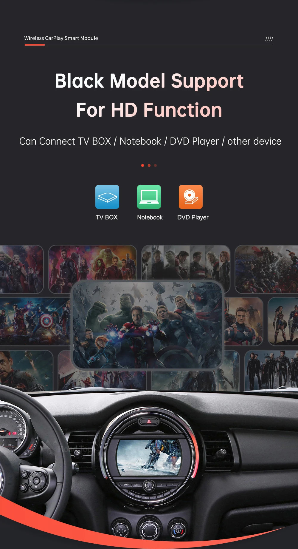 Wireless CarPlay Android Auto