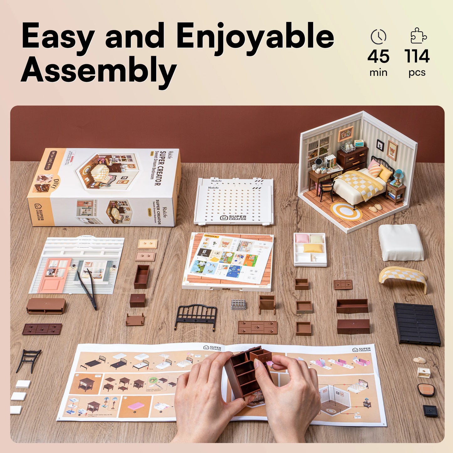 Robotime Rolife Building Block Kits 3D Puzzle