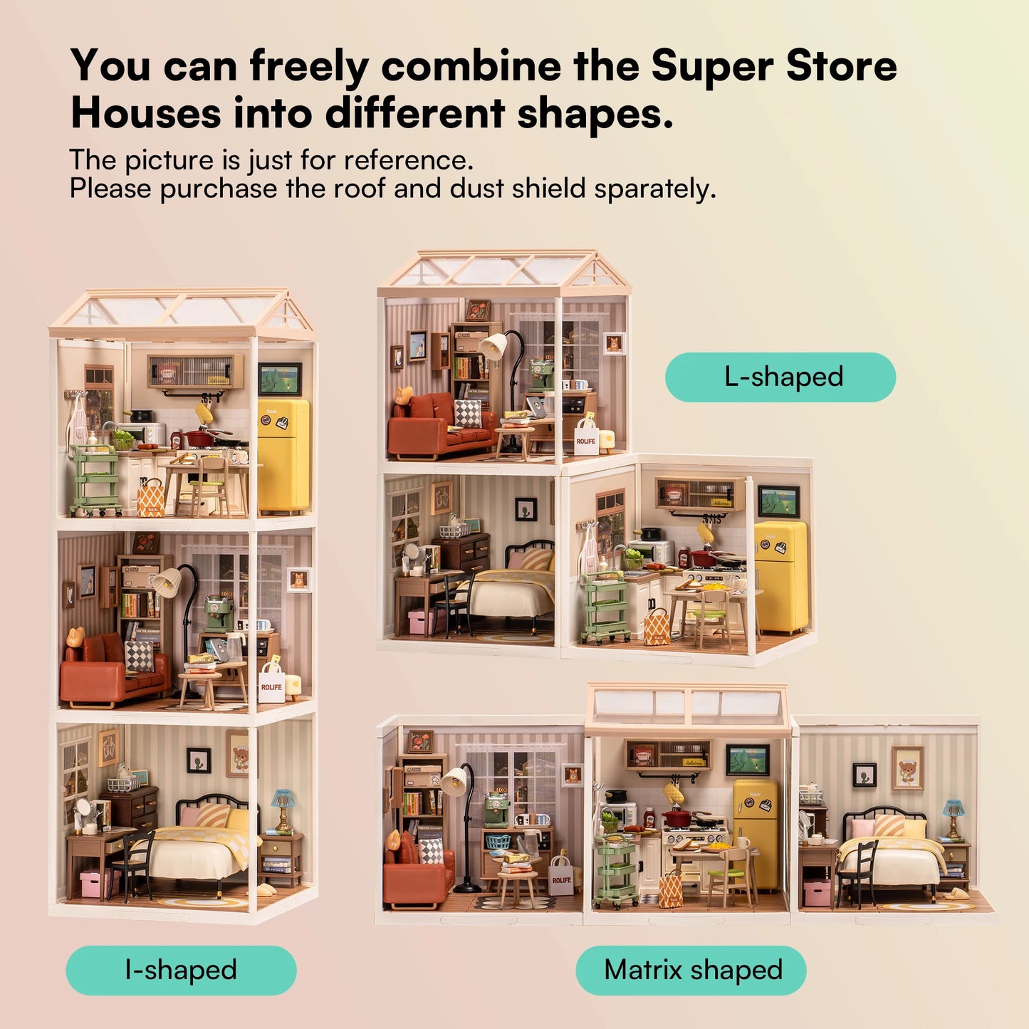 Robotime Rolife Building Block Kits 3D Puzzle