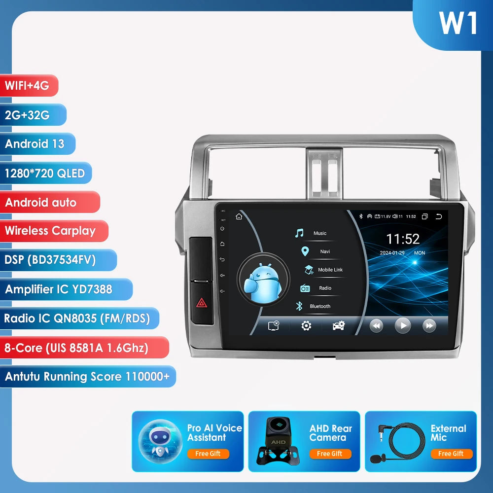 Android 12 Auto Car radio GPS Stereo