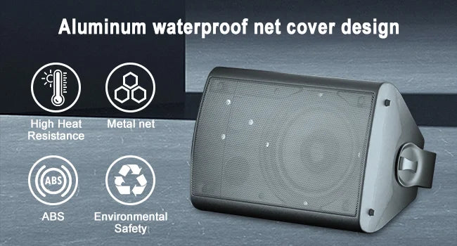 Herdio 6.5" 400W 2PCS Indoor Outdoor Bluetooth Speakers