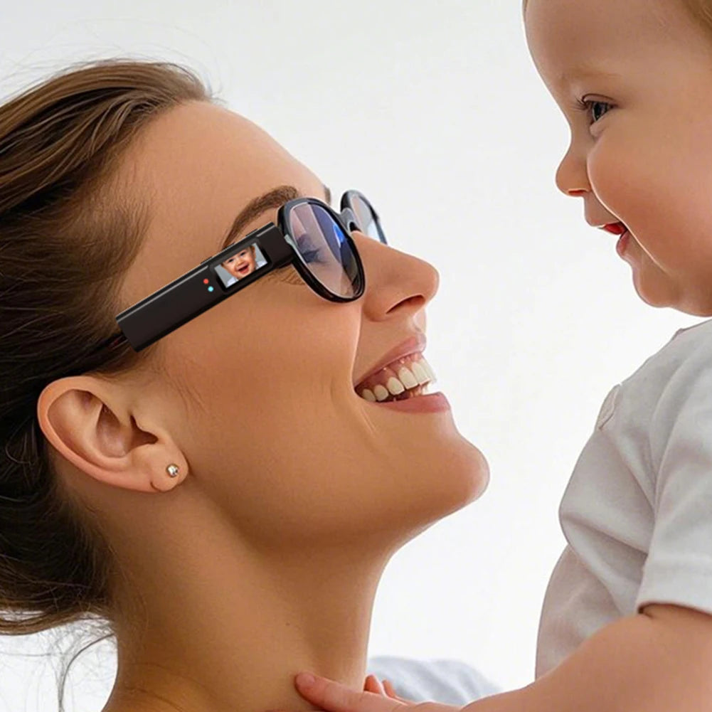 2.7K HD Glasses Camera WiFi Mini Digital Camera 0.96inch