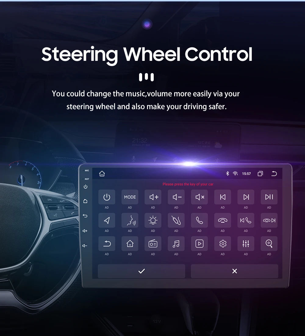 Android 12 Auto Car radio GPS Stereo