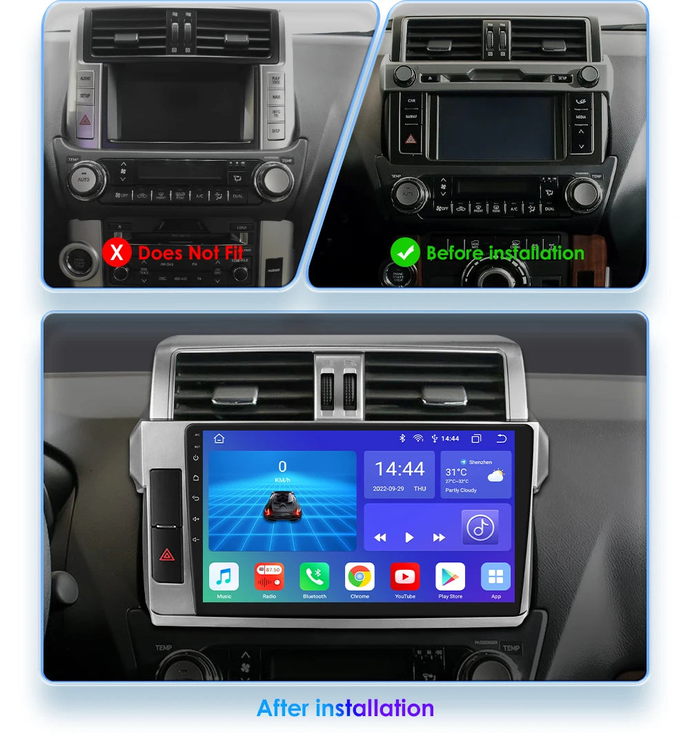 Android 12 Auto Car radio GPS Stereo