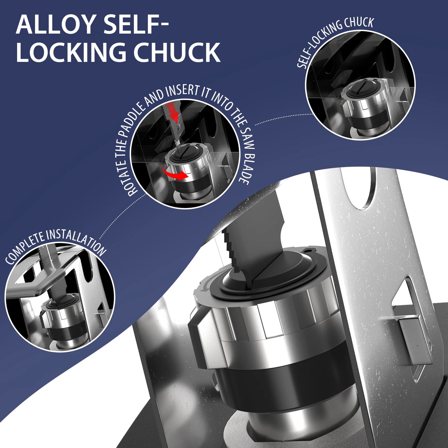 Cordless Reciprocating Saw,21V Brushless Electric Saws