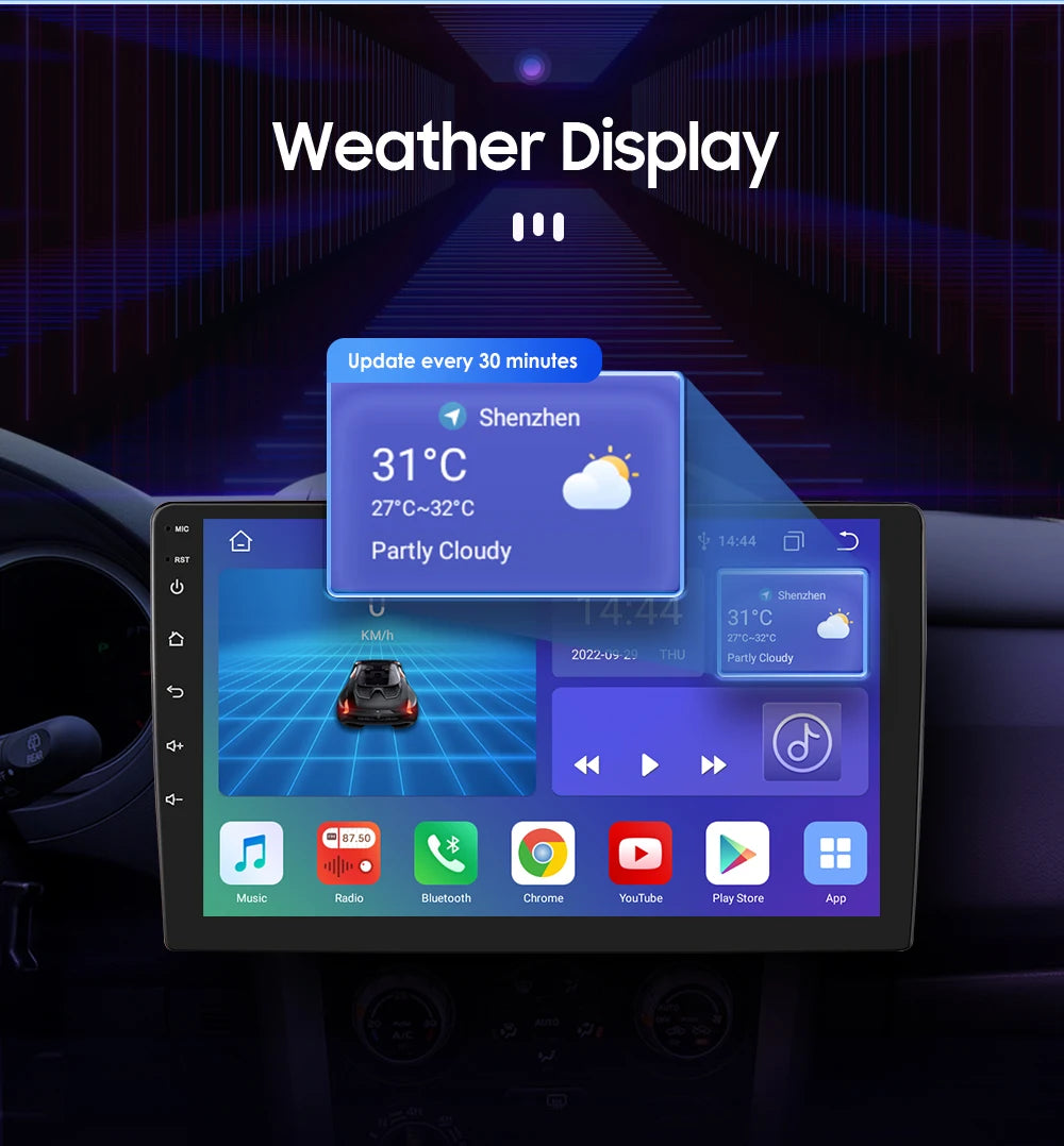 Android 12 Auto Car radio GPS Stereo