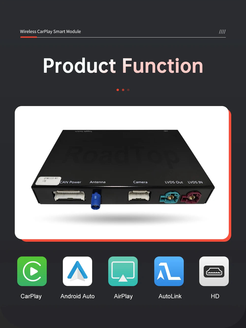 Wireless CarPlay Android Auto