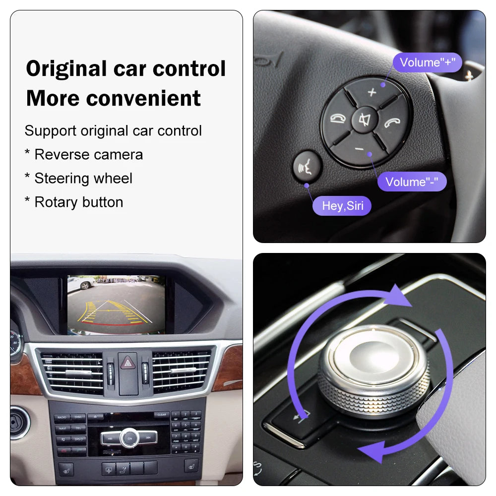 Wireless CarPlay with Android Auto Mirror Link Camera